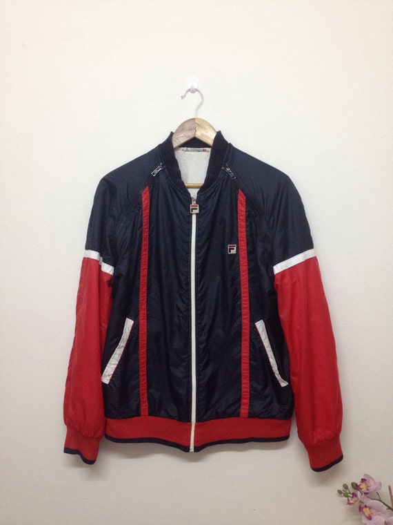 Vintage Fila Jacket 90s Fila Made In Italy Detachable Sleeves Vest Jacket Mens Size L Vintage Fila Jacket 90s Fila Made In Italy Detachable Sleeves Vest Jacket Mens Size L