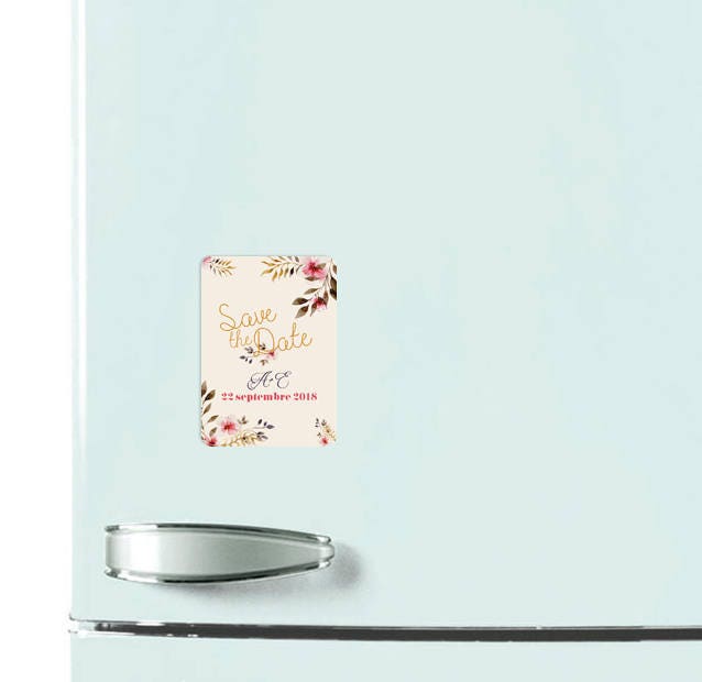 25 Save The Date Stylish Magnets Save The Original Date Save Etsy
