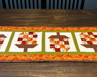 Fall Quilted  Table Runner