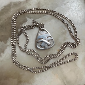 Creed Sterling Silver Cross Necklace