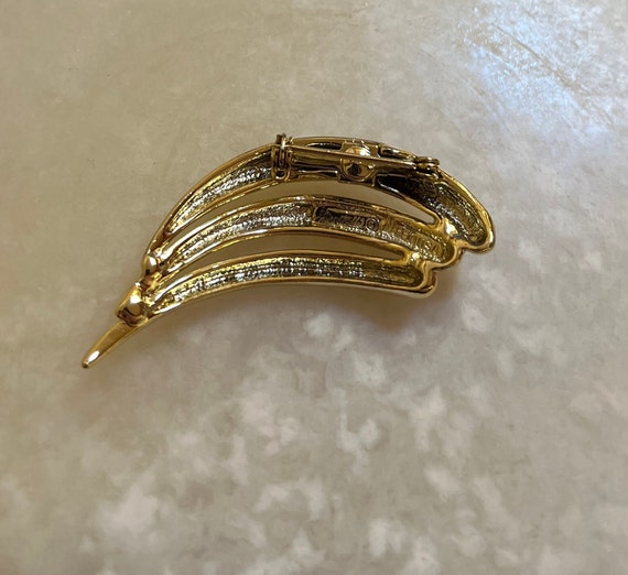 Piscitelli Gold Tone Brooch - Etsy 日本