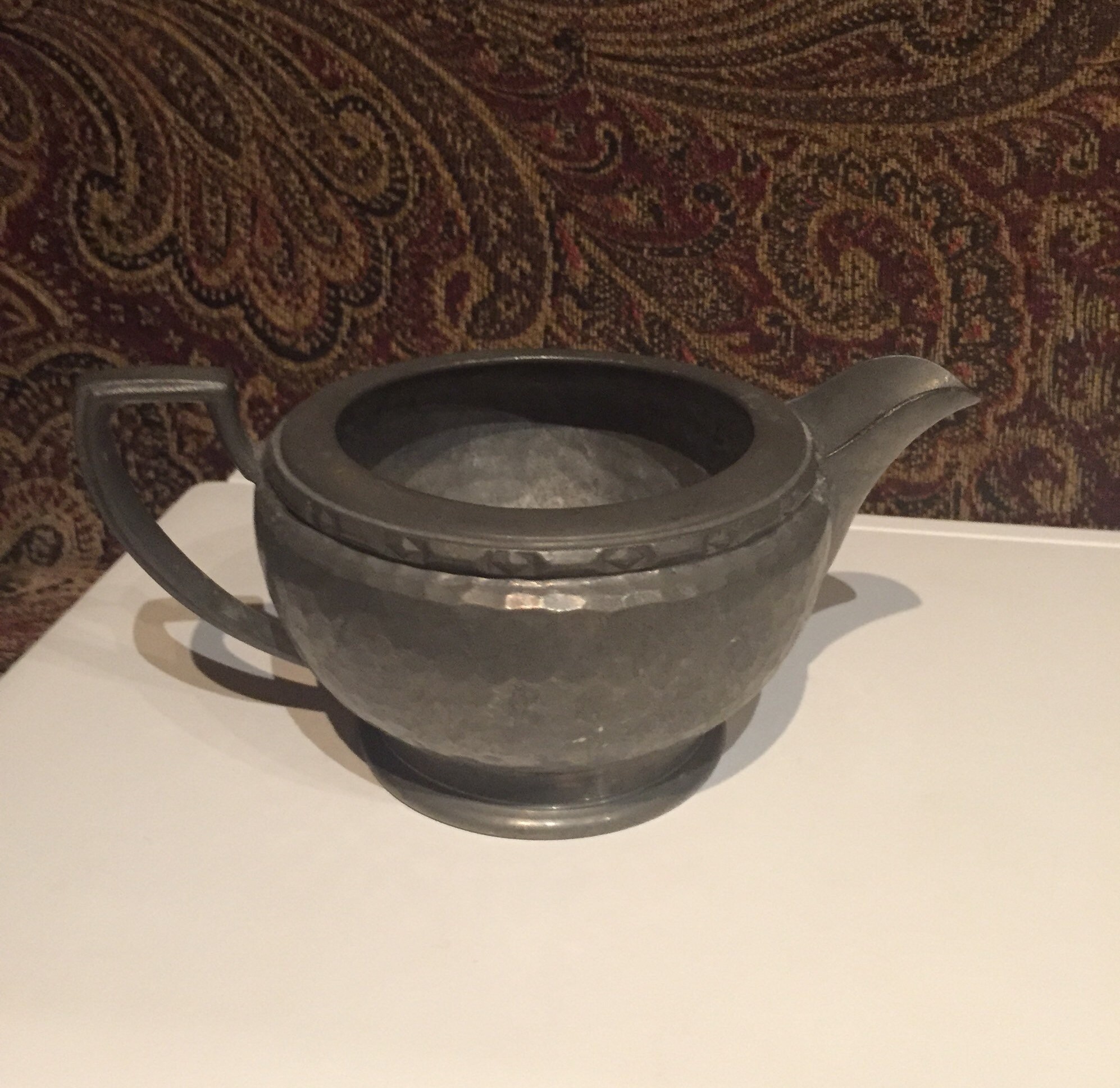 My Lady Hand Hammered Pewter Creamer & Sugar Bowl England Etsy