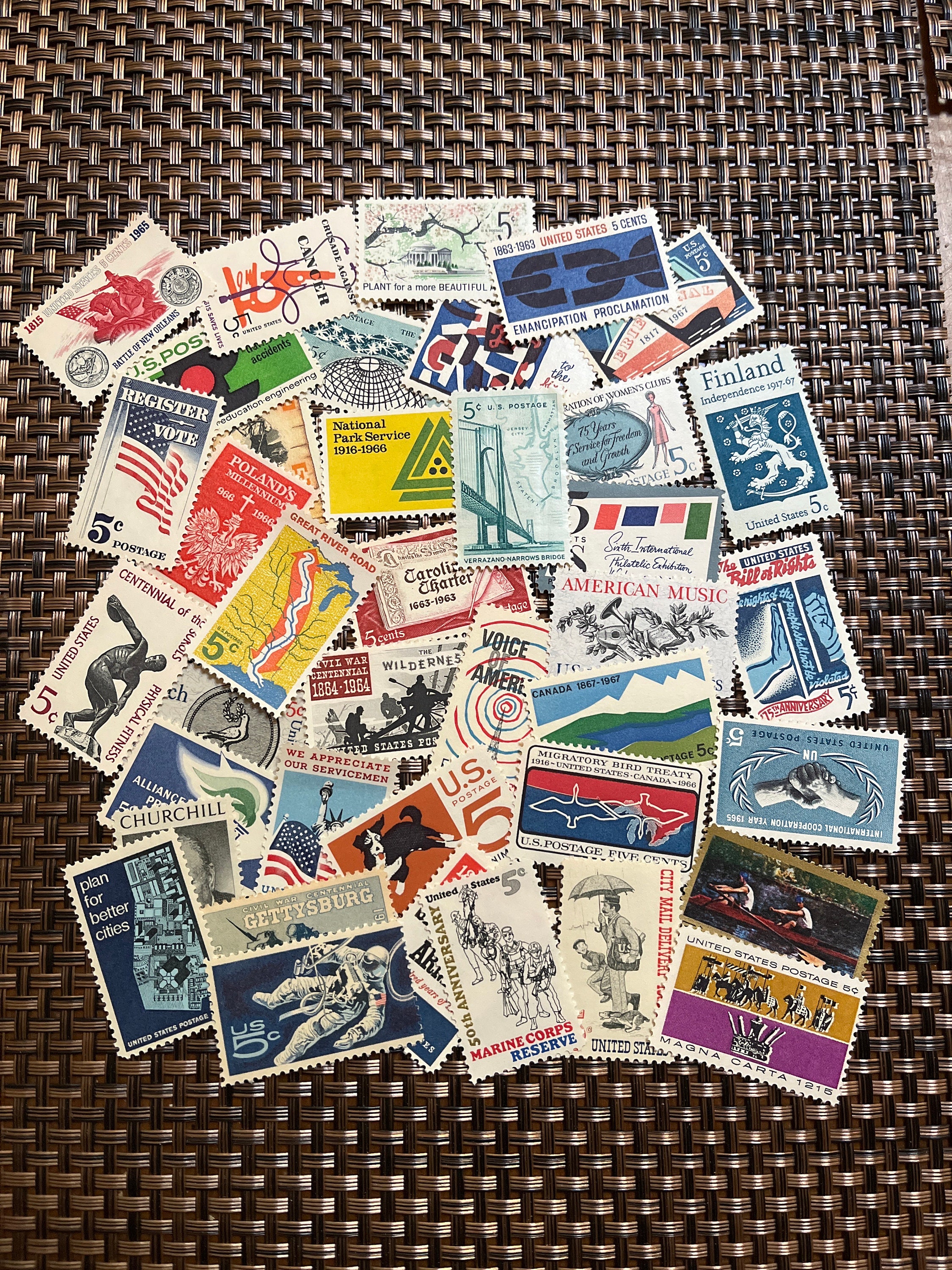 米国ビンテージ切手40c 40 cent stamps - Etsy 日本