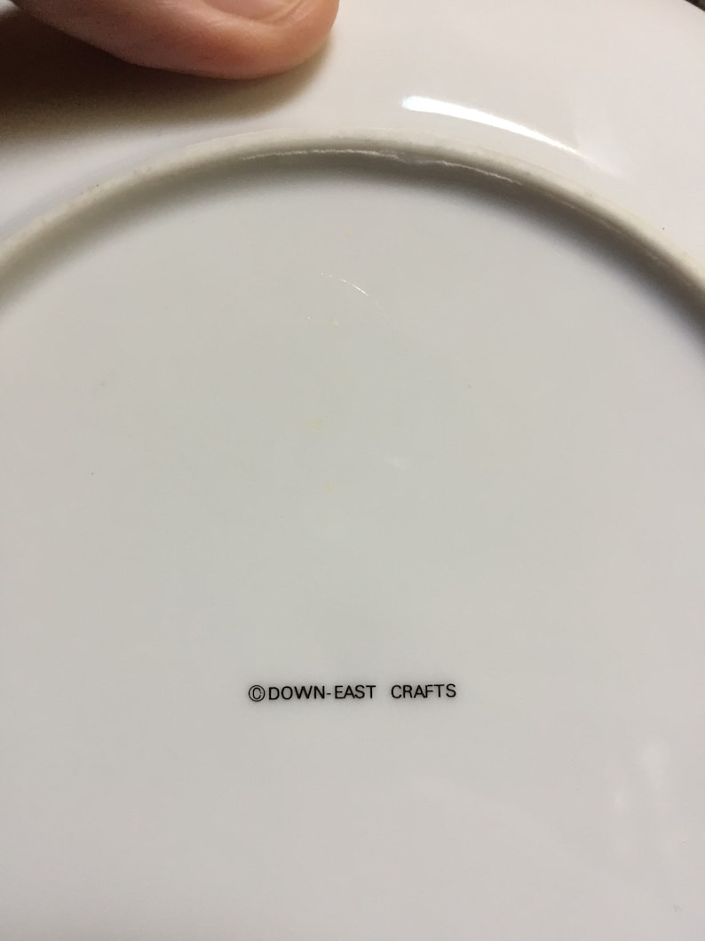 Down East Crafts Loon Plate Mallaird Plate