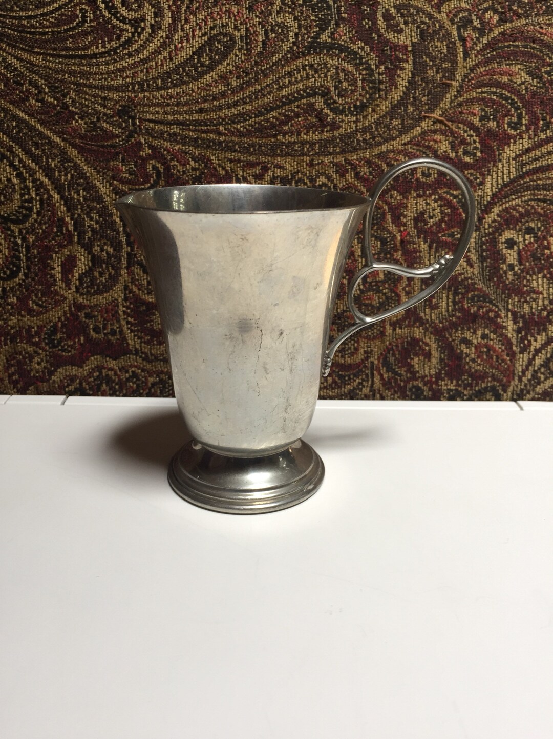 A.L. Hanle Pewter Creamer Distinctive American Pewter Creamer Etsy