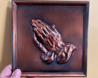 Coppercraft Praying Hands Picture - Stanton, Massachusetts
