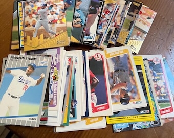Vintage Fleer und Pinnacle Baseball Karten