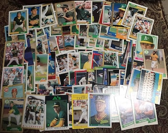 98 Oakland Athletics Baseball Cards - 1980s Era