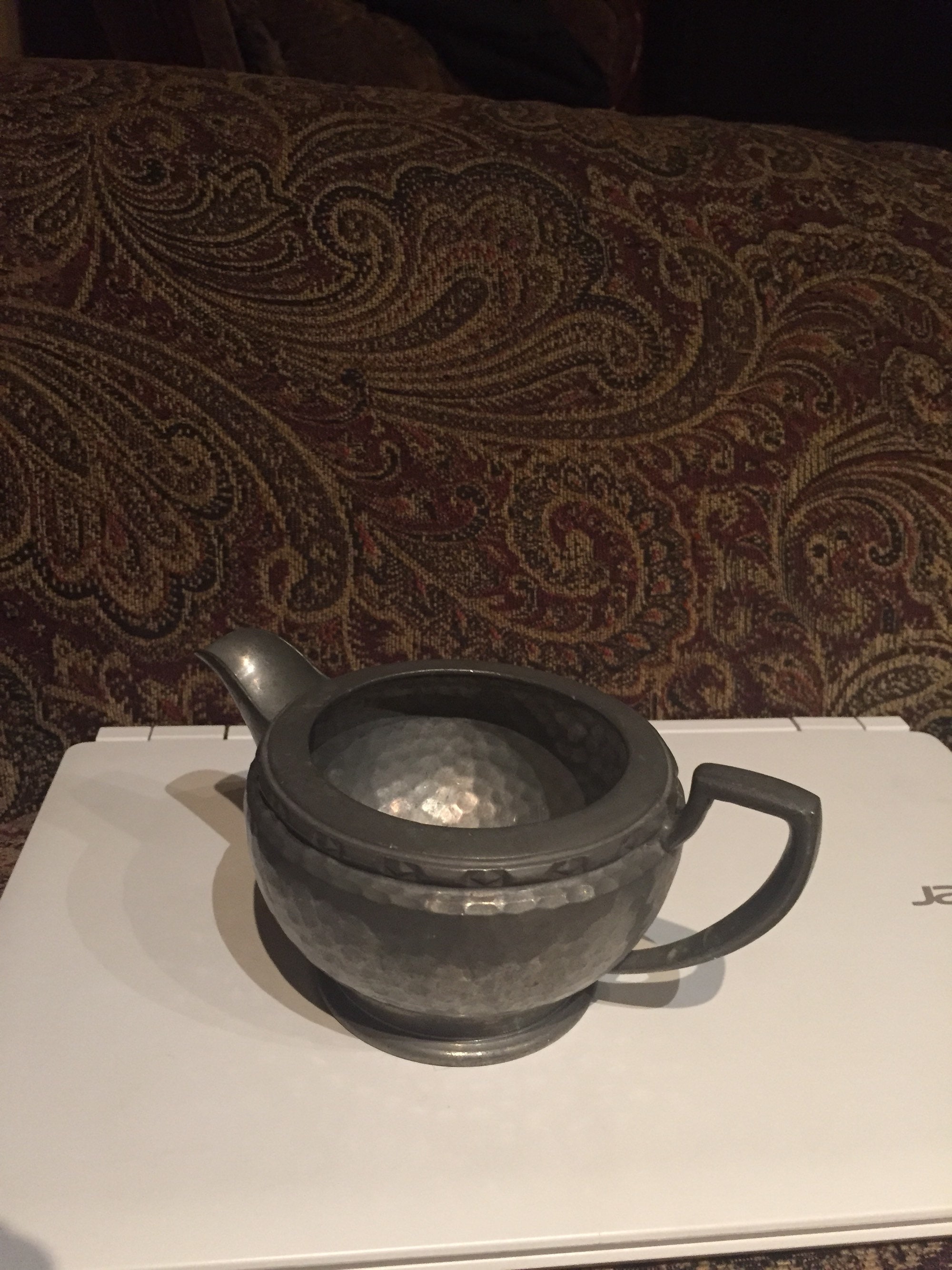 My Lady Hand Hammered Pewter Creamer & Sugar Bowl England Etsy