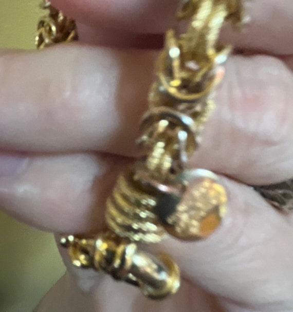 Dyadema Gold Tone Bracelet Bronze Italy Etsy Canada