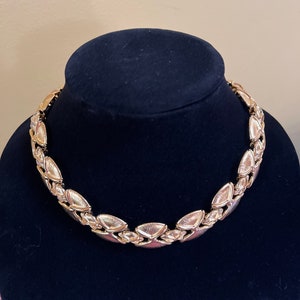 Napier Vintage Gold Tone Choker