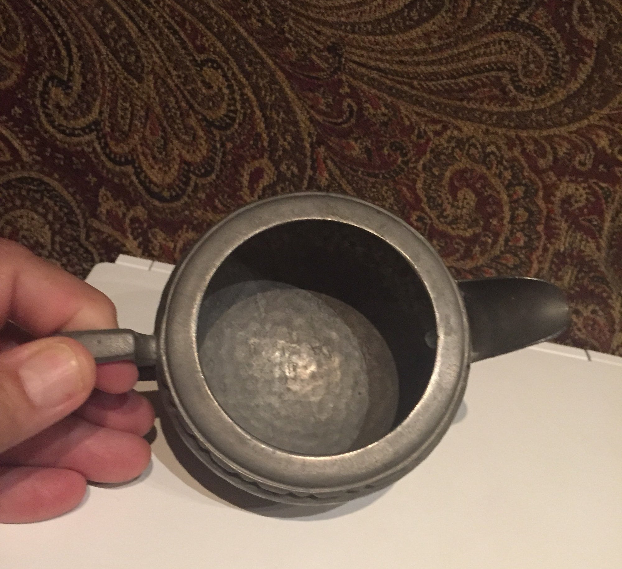 My Lady Hand Hammered Pewter Creamer & Sugar Bowl England Etsy