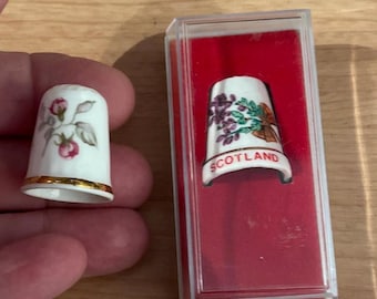 English Fine China Thimble