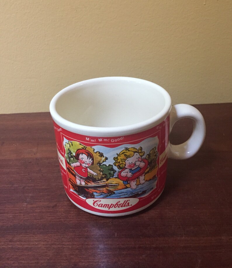 campbell soup mugs 1998