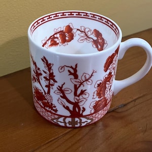 Coalport Indian Tree Coarl Cup - Bone China - England