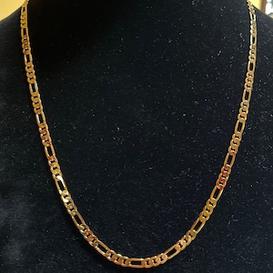 JH Gold Tone Cable Link Necklace Etsy Ireland