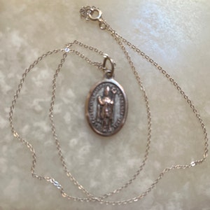 San Luis Obispo de Tolosa Religious Medal Necklace