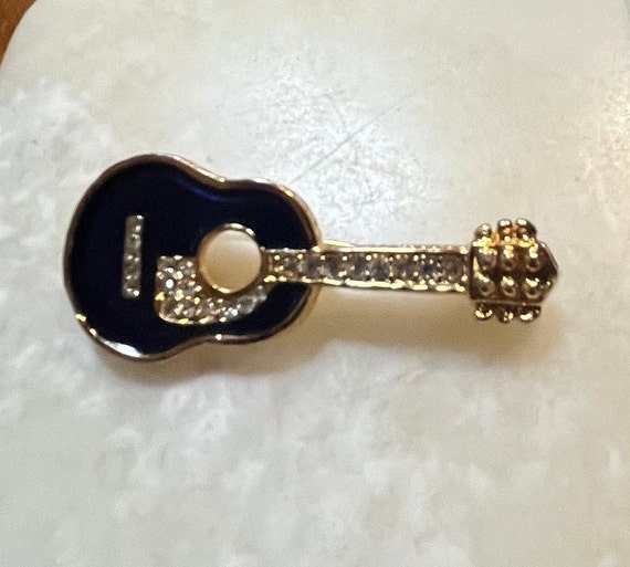 Broche ancienne Asprey émail bleu et diamants - Bijoux anciens