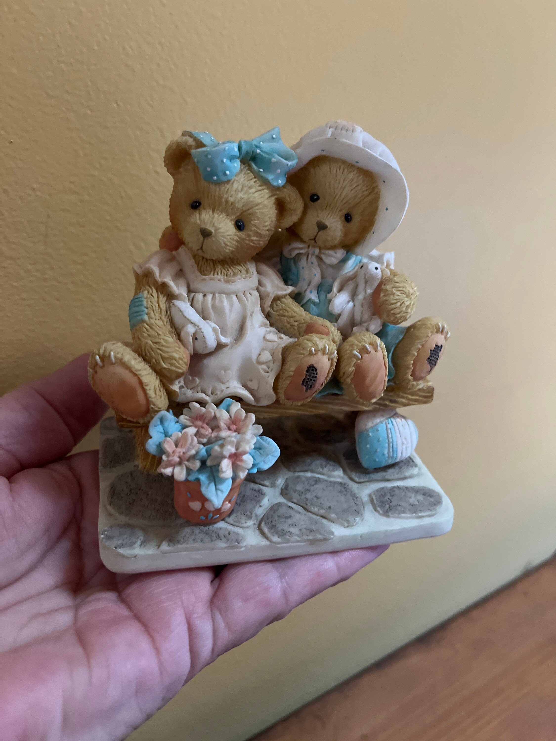 Cherished Teddies - Tracie and Nicole - P. Hillman, 1992 - 2 Bears