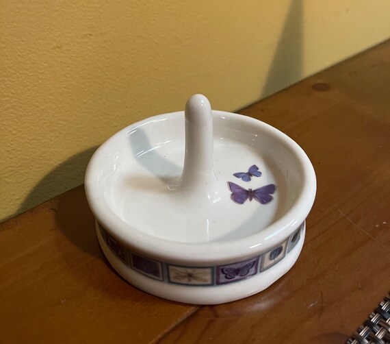 Porcelain Butterfly Ring Dish - Elizabeth Brownd Designs