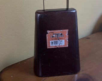 Large Copper Tone Metal Cowbell - India