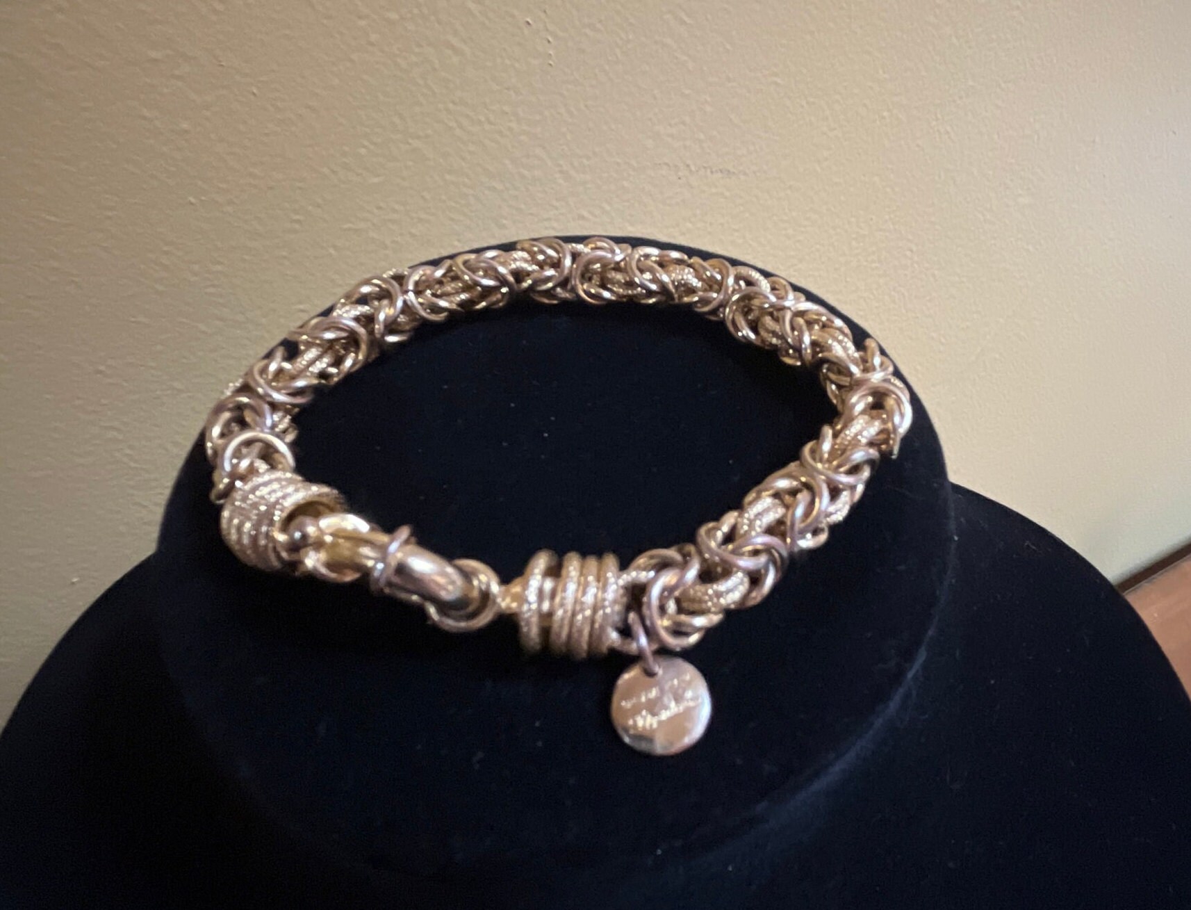 Dyadema Gold Tone Bracelet Bronze Italy India