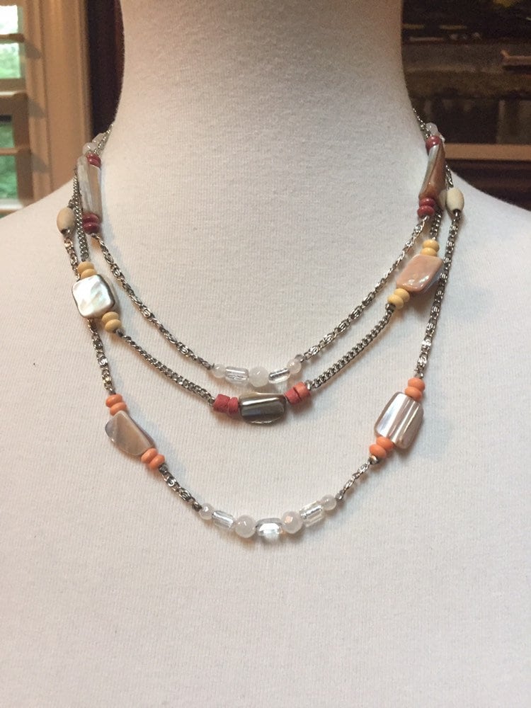 Ann Taylor Multi Strand Necklace Loft 