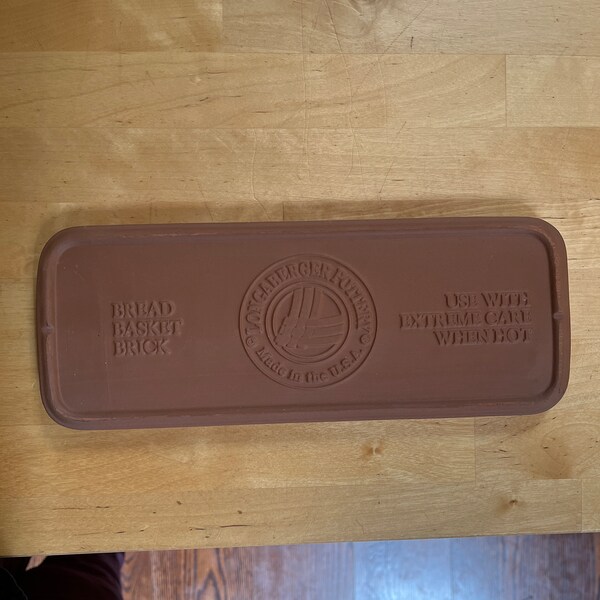 Longaberger Bread Basket Brick Etsy