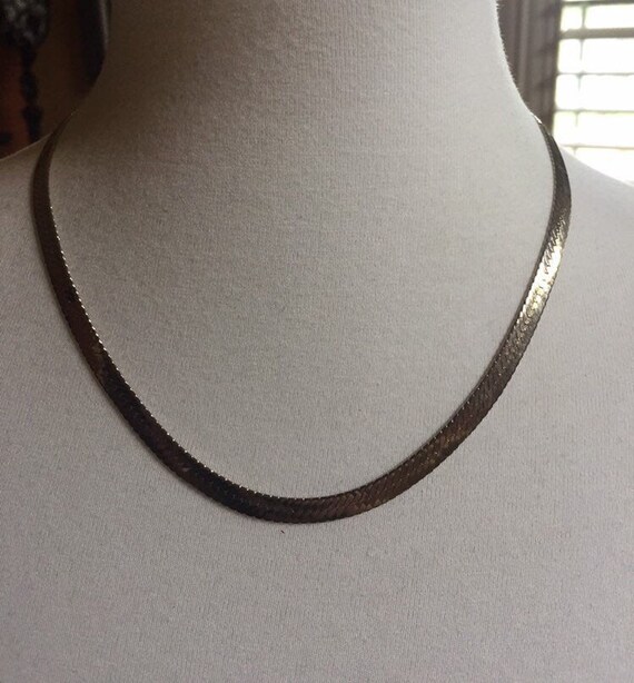 Gold Filled Herringbone Chain 14K GP 