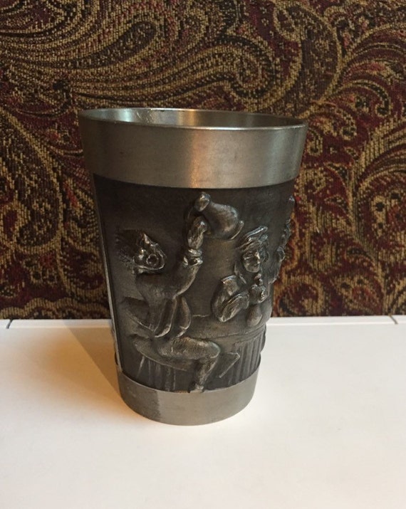 Vintage Rein Zinn Pewter Cup Pub Scene Pewter Cup Etsy UK
