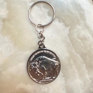 American Indian Relief Council Buffalo Nickel Keychain