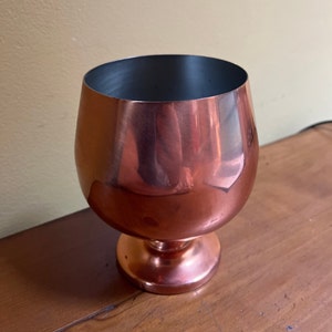 Vintage Coppercraft Guild Goblet - Taunton, Massachusetts