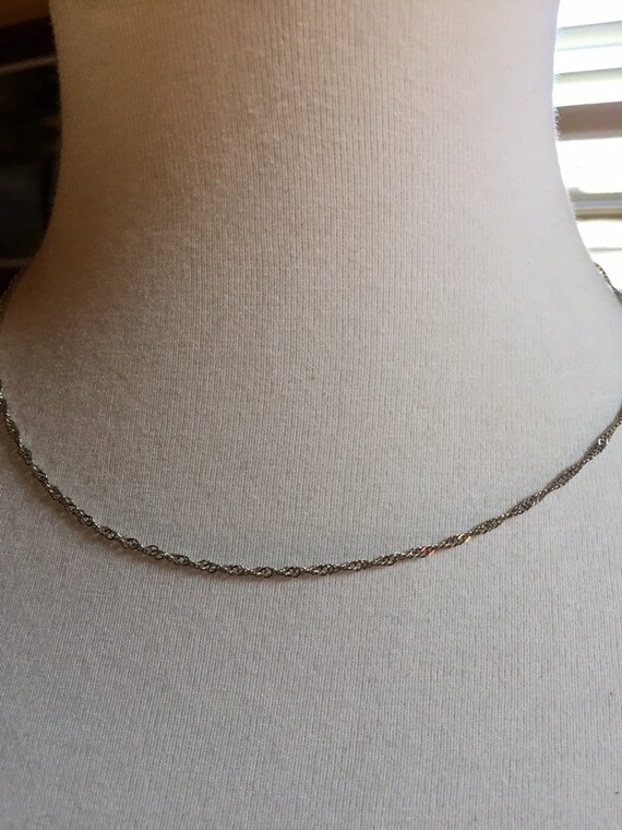 Vintage 18 KGF Twisted Chain 18 Kt 