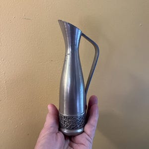 ITB Norwegian Pewter Bud Vase - Small Tinn 58 Pewter Pitcher