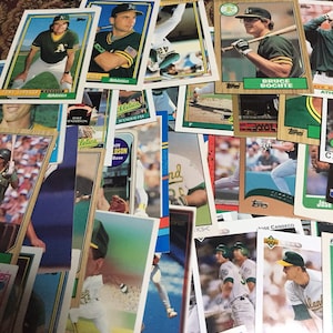 98 figurine di baseball degli Oakland Athletics - Anni '80