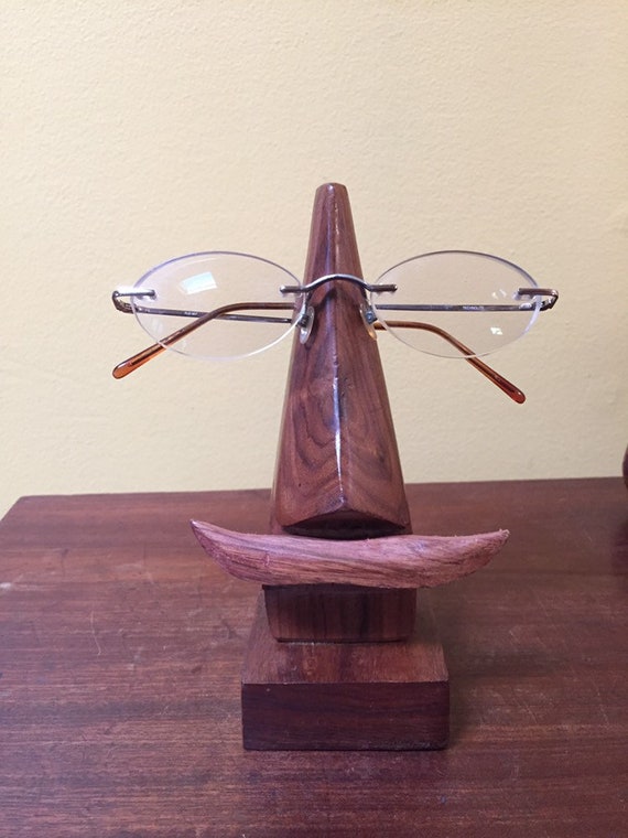 mustache glasses holder