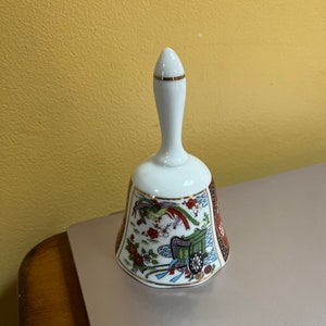 Vintage Imari Porcelain Bell - Japan