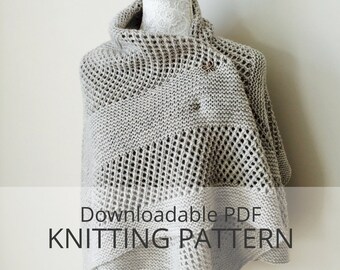 CORNER BROOK shawl [downloadable PDF knitting pattern]