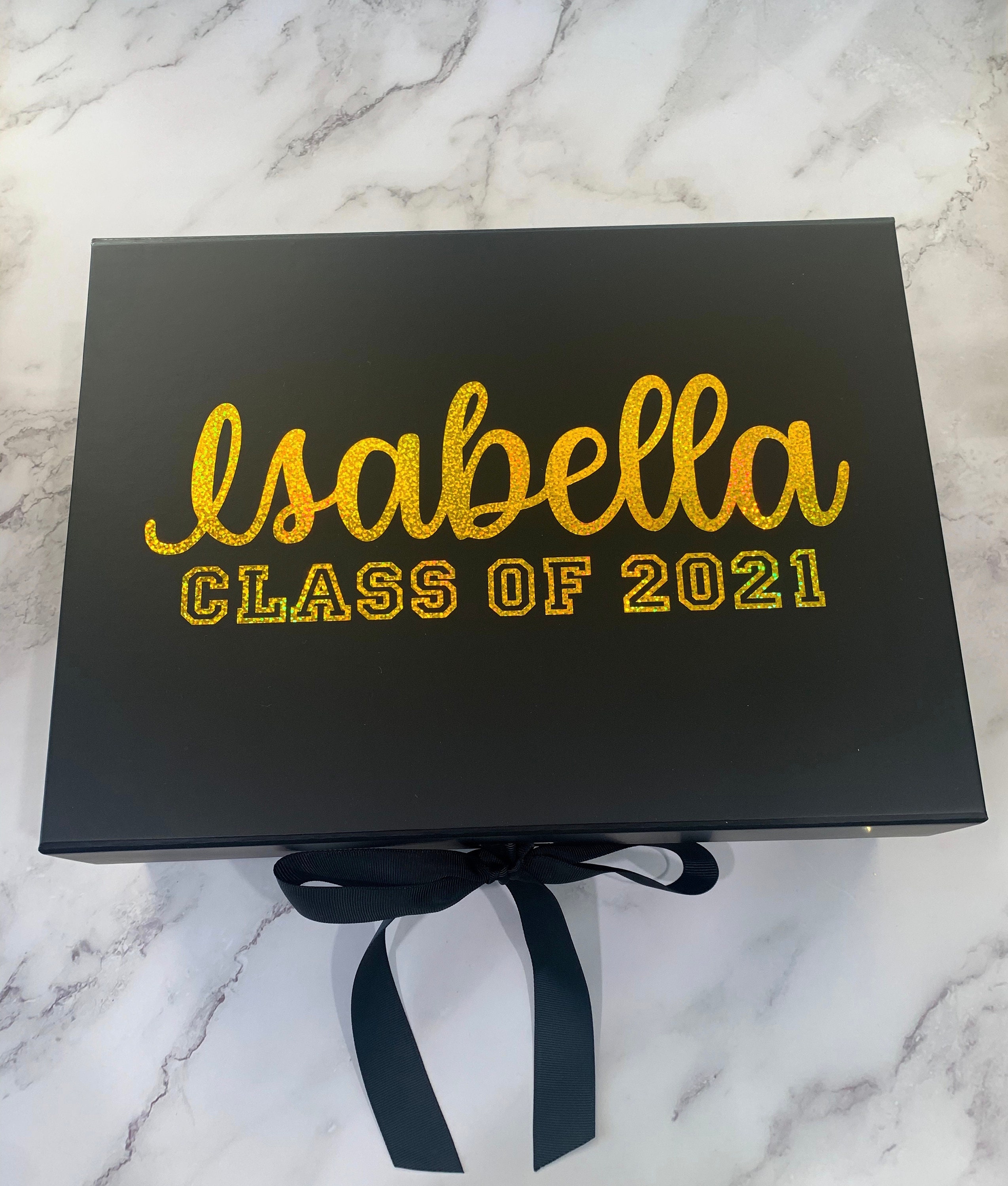 Personalized Class of Senior - Graduate - Luxury Gift Box - Present ...