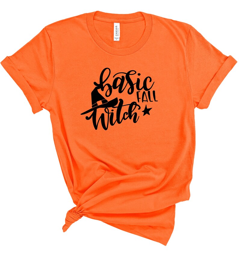 Comfy Tshirt Spooky Basic Fall Witch Halloween Fall Unisex Graphic T-Shirt Celebration