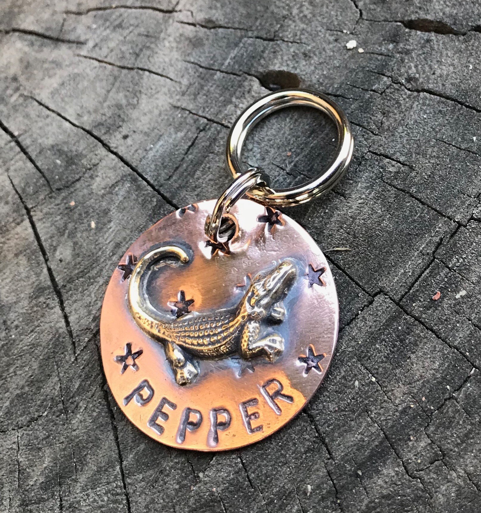 Alligator Custom Dog ID Tag ID Tag Gator Dog Tag Etsy