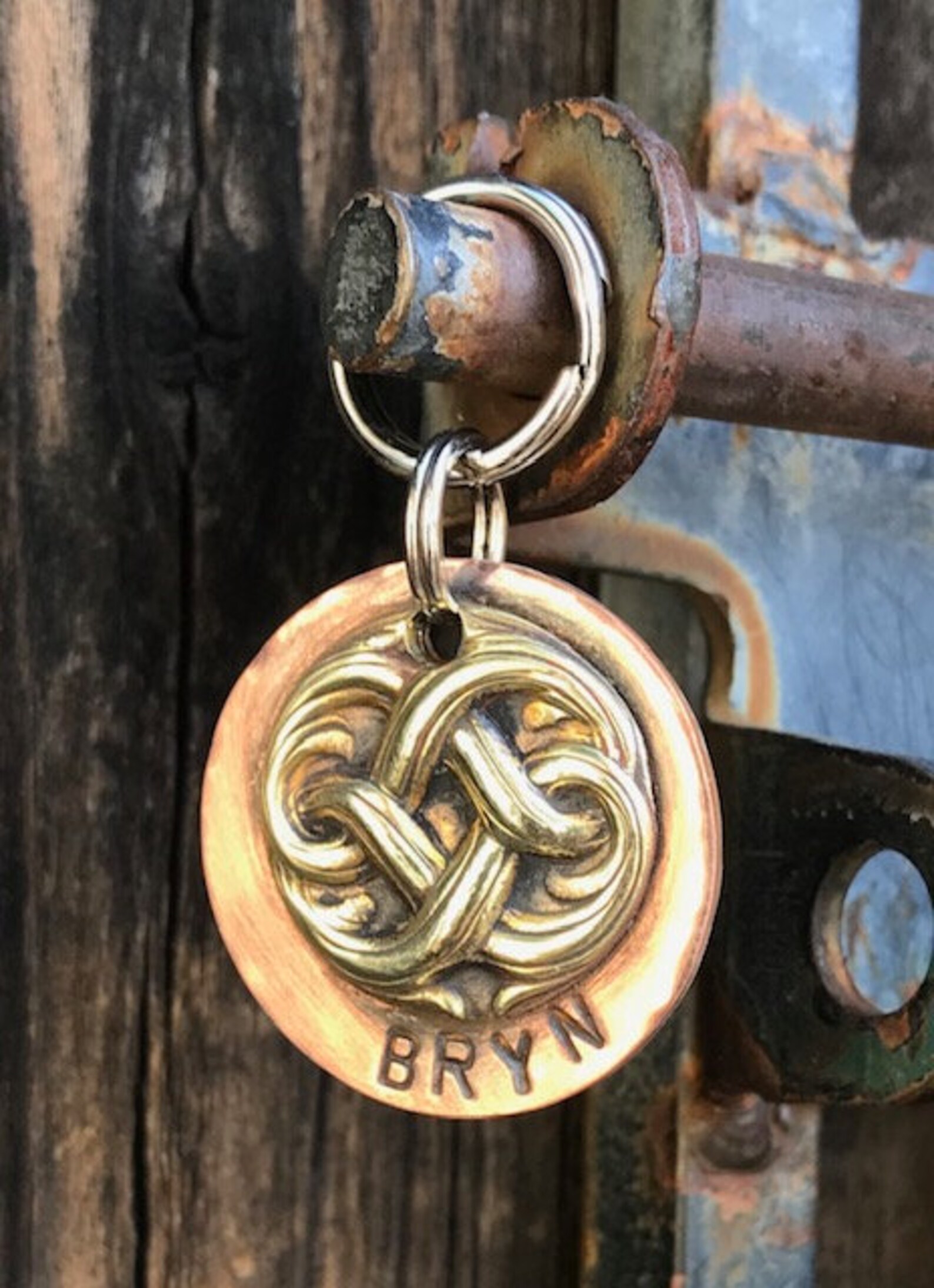 Celtic Knot Dog Tag Irish Dog Tags for Dogs Whimsical Pet Id Etsy