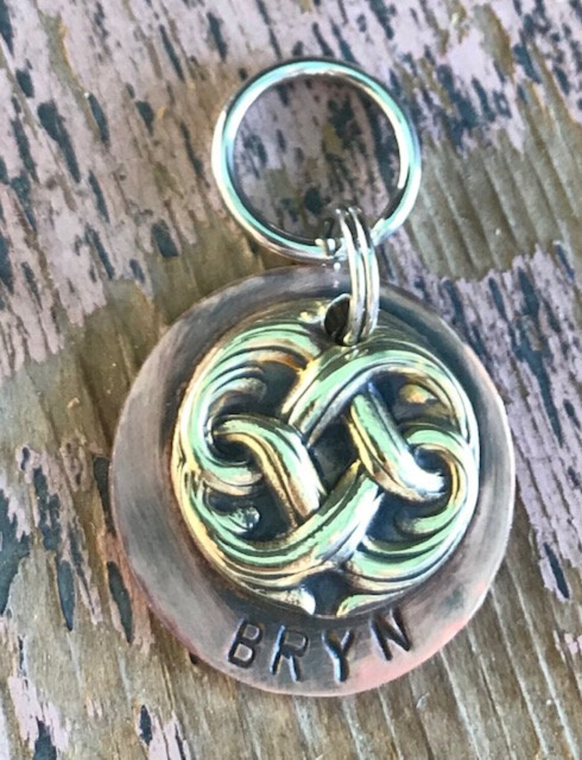 Celtic Knot Dog Tag Irish Dog Tags for Dogs Whimsical Pet Id Etsy