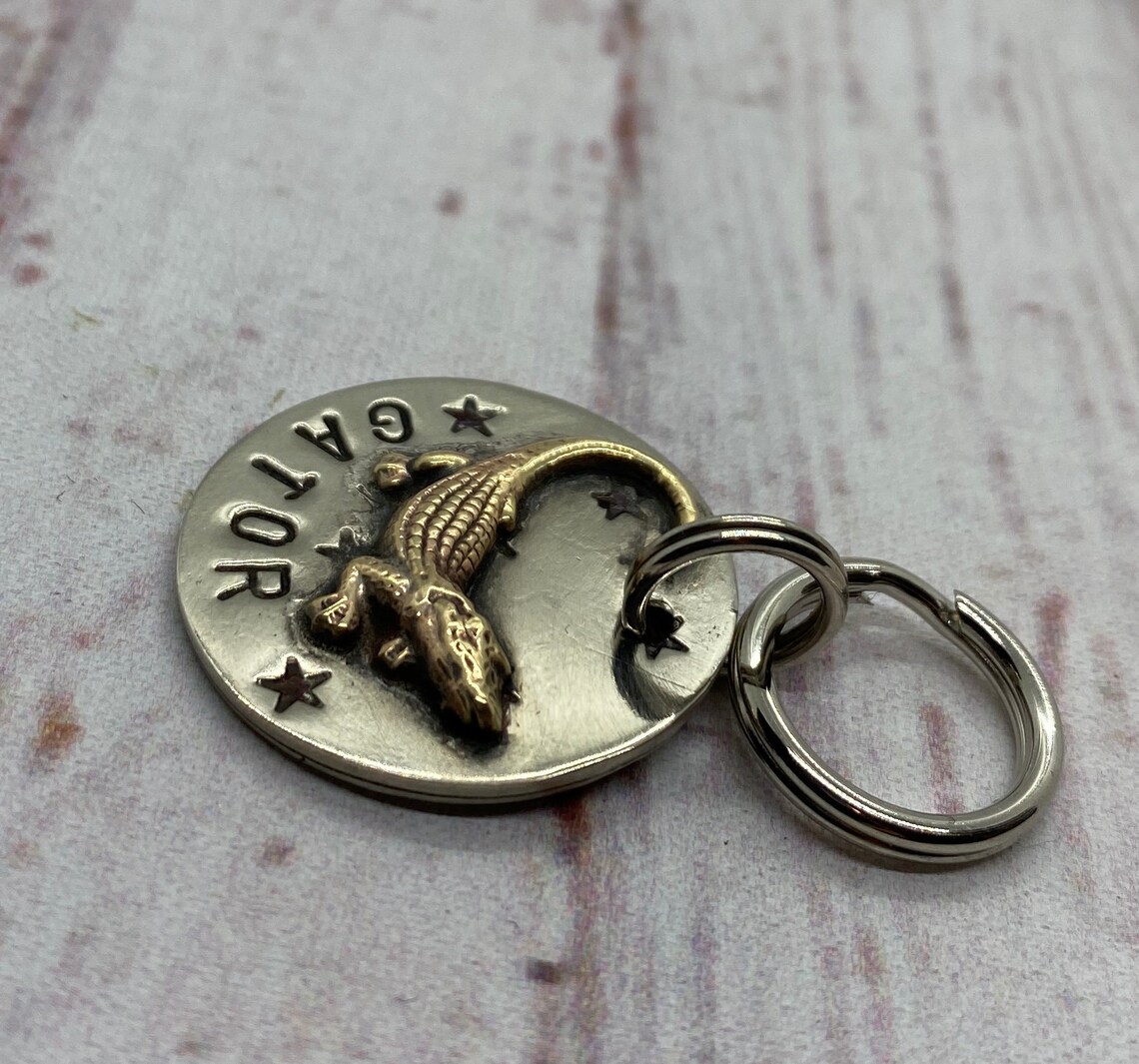 Alligator Custom Dog ID Tag ID Tag Gator Dog Tag Etsy