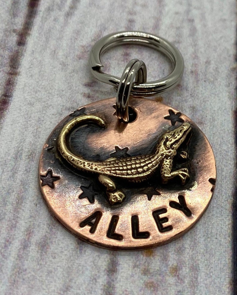 Alligator Custom Dog ID Tag ID Tag Gator Dog Tag Etsy