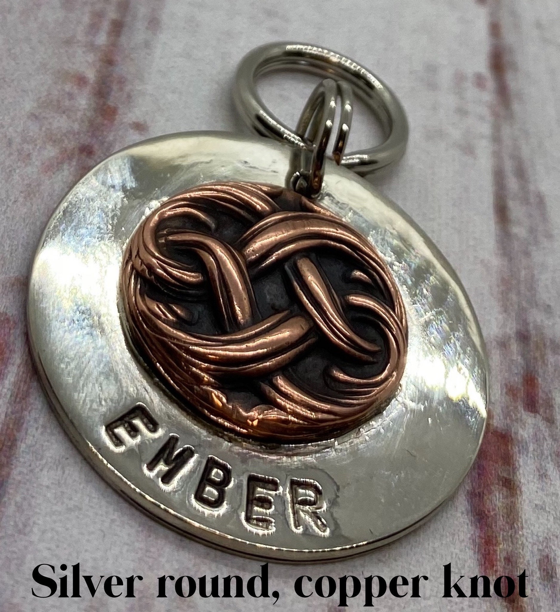 Celtic knot dog tag Irish dog tags for dogs Whimsical pet id Etsy