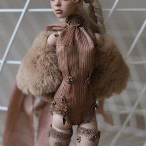 Handmade Lingerie Set for 16” Popovy Sisters BJD | Miniature Couture Doll Outfit