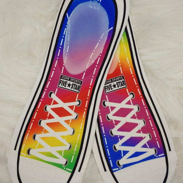 Rainbow Shoes - Etsy