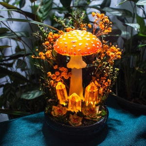 Mushroom lamp etsy online