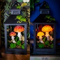 Mushroom lamp MADE to ORDER - Mushroom Lantern Lamp - Mushroom lamp - night light - fantasy lamp - art deco - fairy lantern